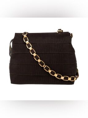 Salvatore Ferragamo Vintage - EUC - Gancini Vera Tiered Chain Shoulder Bag